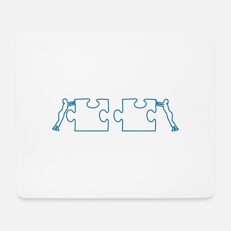Business - Mousepad (Querformat) - Weiß