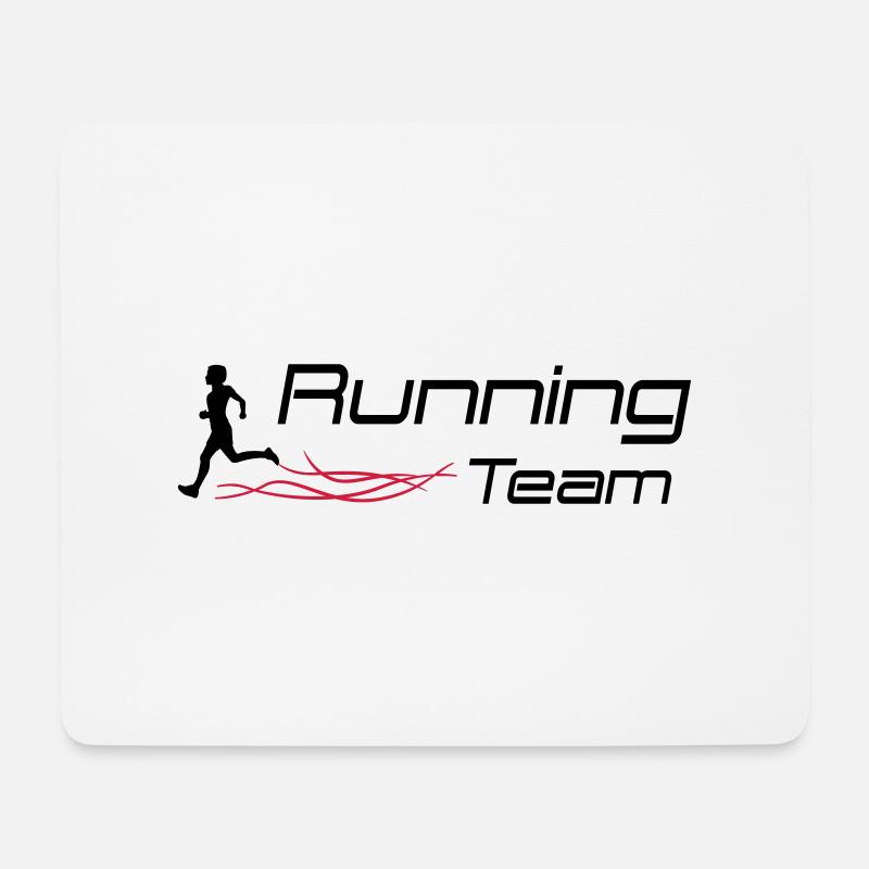 running team - Mouse Pad (horizontal) - white