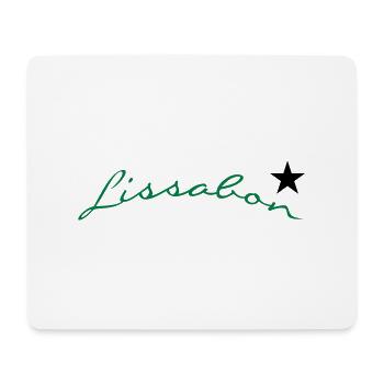 Lissabon (2c) - Mousepad (Querformat) - Weiß - Vorne