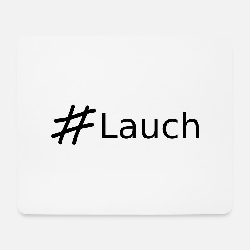 Lauch - Mousepad (Querformat) - Weiß
