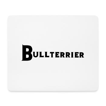 Bullterrrier - Mousepad (Querformat) - Weiß - Vorne