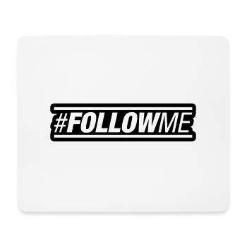 follow_me_ay1 - Mousepad (Querformat) - Weiß - Vorne