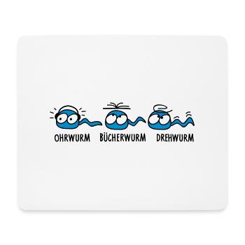 drei Musen - Mousepad (Querformat) - Weiß - Vorne
