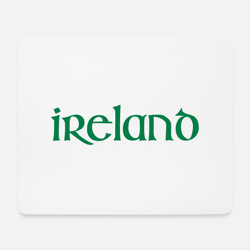 Irland - Mousepad (Querformat) - Weiß