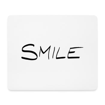 SMILE if you can - Mousepad (Querformat) - Weiß - Vorne