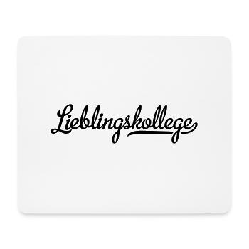 lieblingskollege - Mousepad (Querformat) - Weiß - Vorne