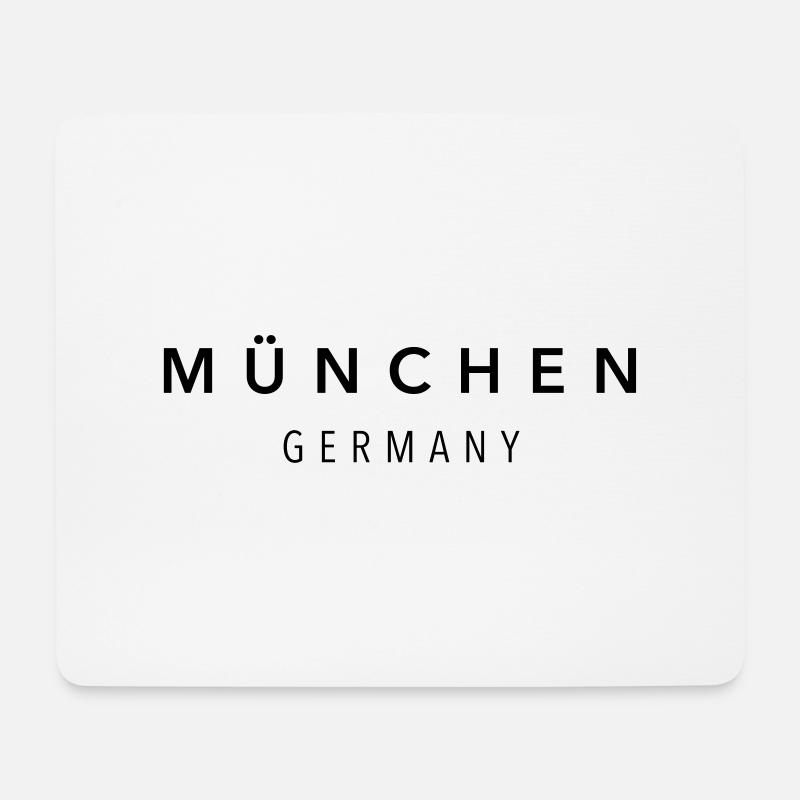 Munich - Mouse Pad (horizontal) - white