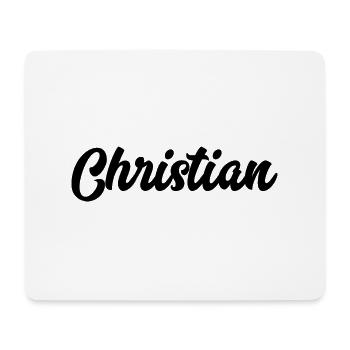 Christian Custom Text Birthday Name - Mouse Pad (horizontal) - white - Front