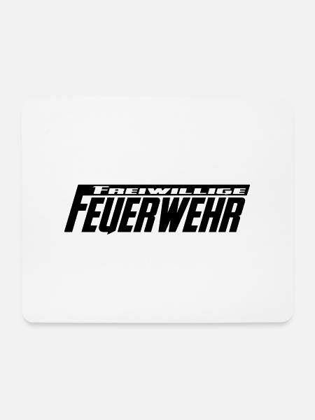 FFW - Mousepad (Querformat) - Weiß