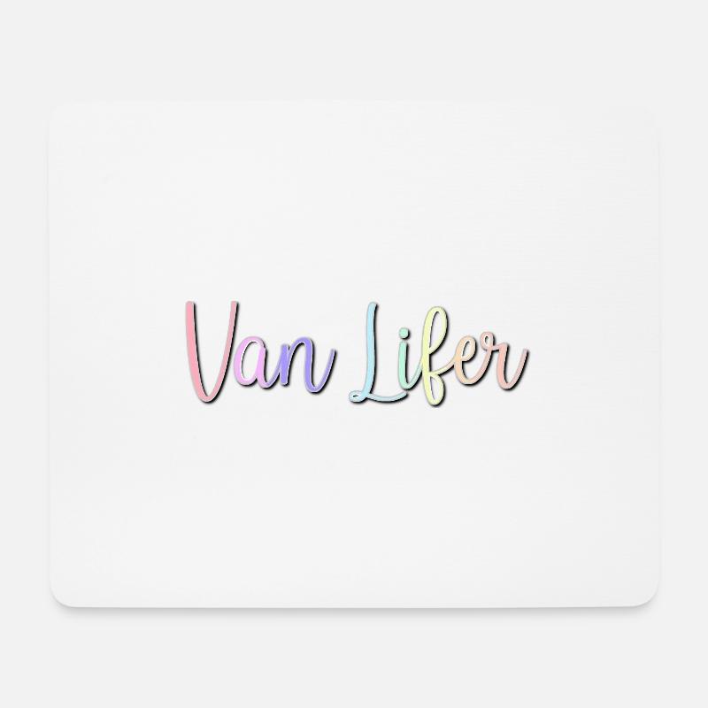 VAN LIFE VANLIFER NOMADS - Mousepad (Querformat) - Weiß