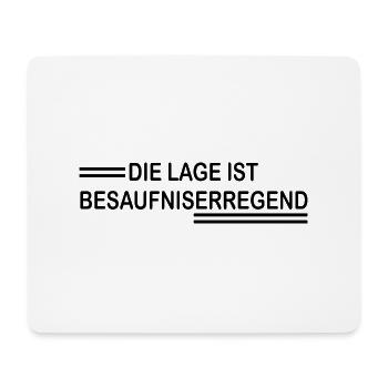 Pfälzer Wein Vino Schorle - Mousepad (Querformat) - Weiß - Vorne