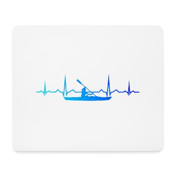 Kayak Kayaking Men Women Canoe Kayak - Mouse Pad (horizontal) - white - Front
