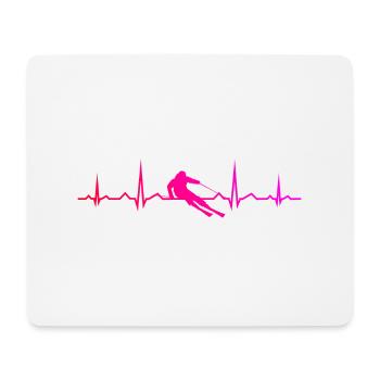 Skiing Skier Winter Sports Stunt Ski - Mouse Pad (horizontal) - white - Front