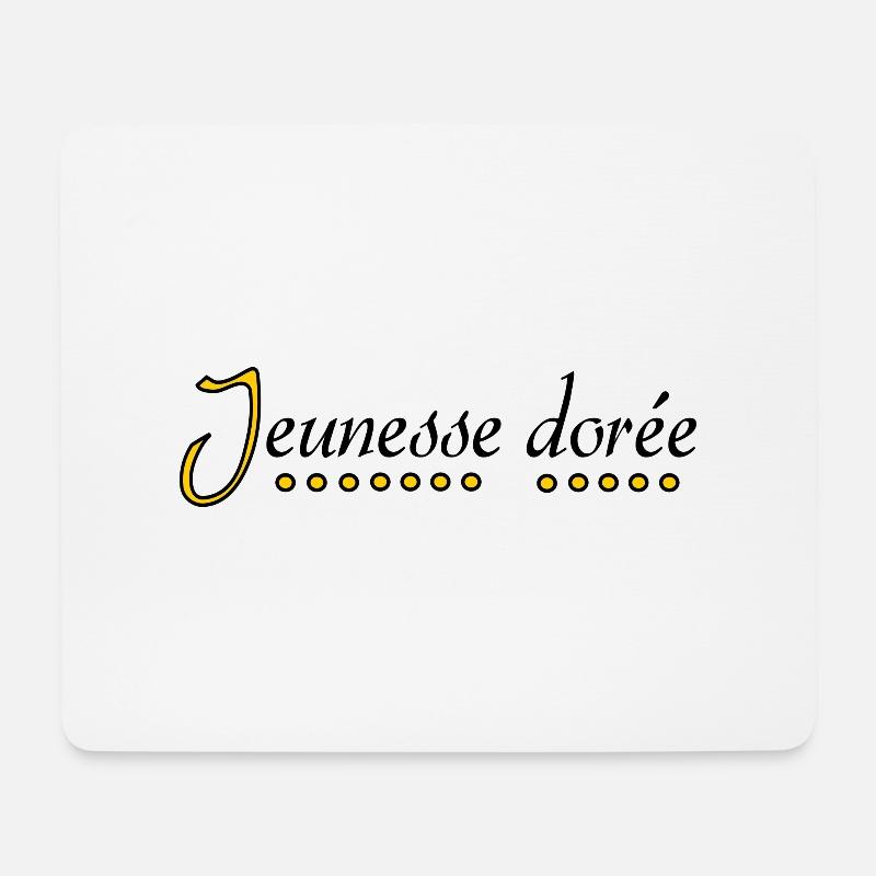 Jeunesse dorée - Mousepad (Querformat) - Weiß