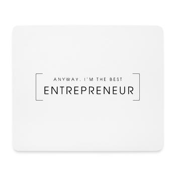 Ich bin der beste Unternehmer - Mousepad (Querformat) - Weiß - Vorne