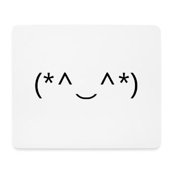 Beam with happiness! ✨ - Mouse Pad (horizontal) - white - Front