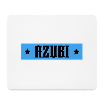 AZUBI blau tshirt - Mousepad (Querformat) - Weiß - Vorne