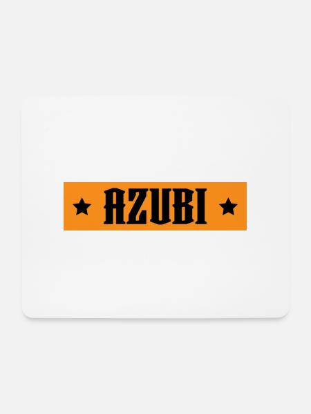AZUBI orange tshirt - Mousepad (Querformat) - Weiß