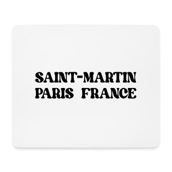 Saint Martin Paris France - Mouse Pad (horizontal) - white - Front