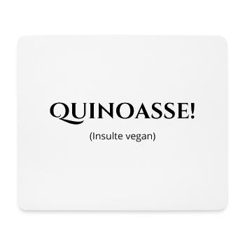 quinoasse - cadeau humour - Tapis de souris (format paysage) - blanc - Devant