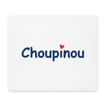 Choupinou - Tapis de souris (format paysage) - blanc - Devant