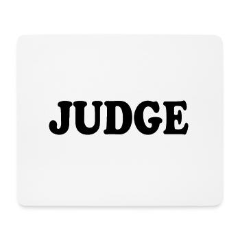 Judge - Mousepad (Querformat) - Weiß - Vorne