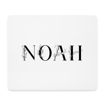 Name - Noah - Mouse Pad (horizontal) - white - Front