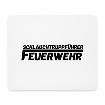 Schlauchtruppführer Freiwillige Feuerwehr - Mousepad (Querformat) - Weiß - Vorne