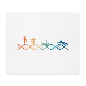 Football is in my DNA - Mouse Pad (horizontal) - white - Front