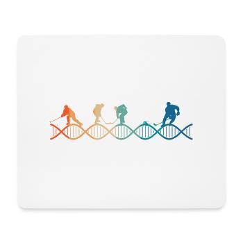 Eishockey liegt in meiner DNA - Mousepad (Querformat) - Weiß - Vorne