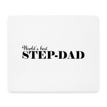 Bester Stiefvater der Welt - Mousepad (Querformat) - Weiß - Vorne