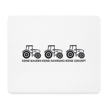 Ohne Bauern - Mousepad (Querformat) - Weiß - Vorne