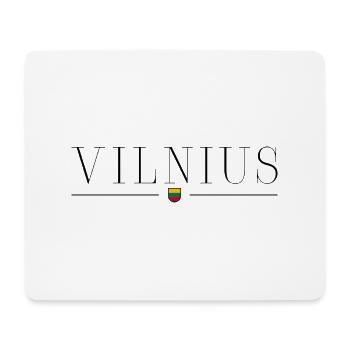 Vilnius, Lithuania Style Design T-Shirt - Mouse Pad (horizontal) - white - Front