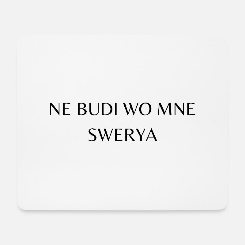 Krasotka - Mousepad (Querformat) - Weiß