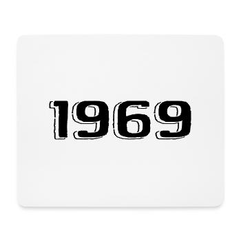 Vintage 1969 Naissance Anniversaire Rétro 1969 - Tapis de souris (format paysage) - blanc - Devant