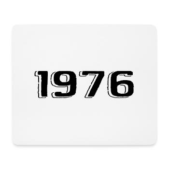 Jahrgang 1976 geboren Geburtstag Retro 1976 - Mousepad (Querformat) - Weiß - Vorne