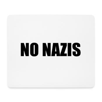 No nazis - Mouse Pad (horizontal) - white - Front