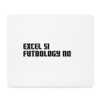 EXCEL SI FUTBOLOGY NO 2 - Mousepad (Querformat) - Weiß - Vorne