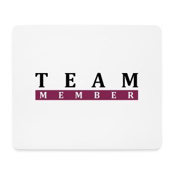 Team Member - Mouse Pad (horizontal) - white - Front