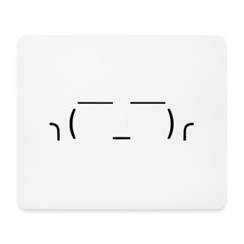 Lass es einfach laufen! 🤷‍♂️ - Mousepad (Querformat) - Weiß - Vorne