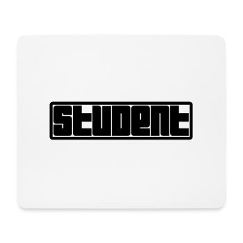 Student Logo - Mouse Pad (horizontal) - white - Front