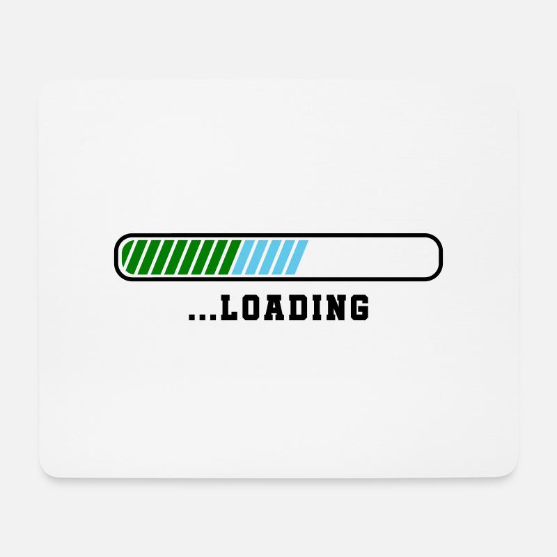 loading - Mousepad (Querformat) - Weiß