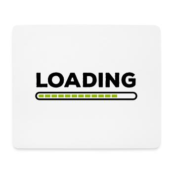 Loading - Mouse Pad (horizontal) - white - Front