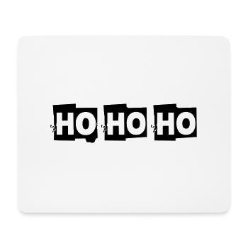 Ho ho ho Weihnachten Nikolaus Santa - Mousepad (Querformat) - Weiß - Vorne