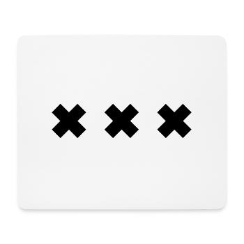 Amsterdam XXX - Mousepad (Querformat) - Weiß - Vorne