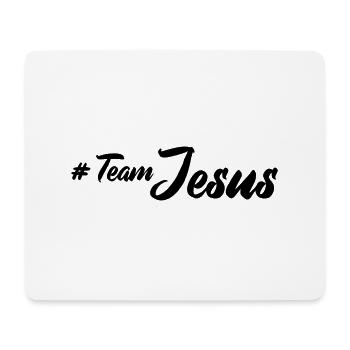 Team Jesus - Mouse Pad (horizontal) - white - Front