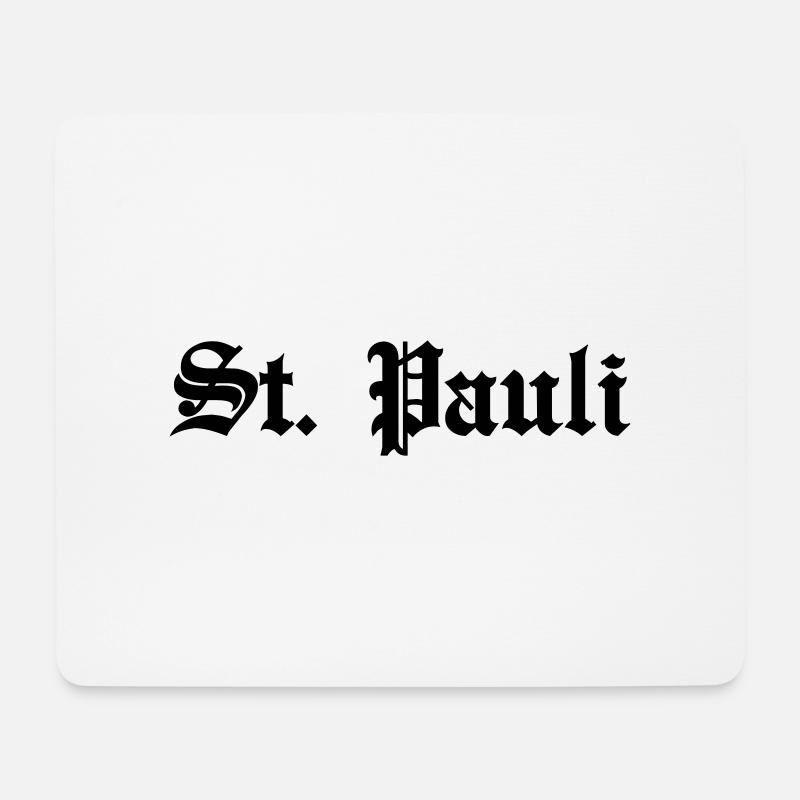 St Pauli - Mouse Pad (horizontal) - white