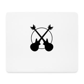 Guitare - guitare - Tapis de souris (format paysage) - blanc - Devant