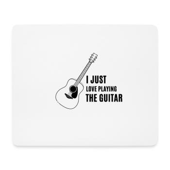 Guitare - guitare - Tapis de souris (format paysage) - blanc - Devant