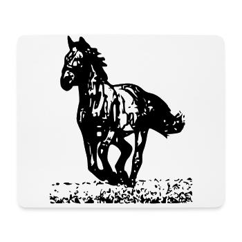 Beautiful horse design. Ideal for everyone. - Mouse Pad (horizontal) - white - Front